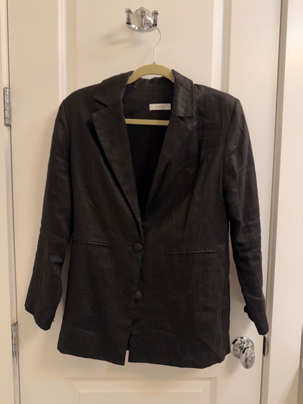 DISSH Unlined Linen Blazer